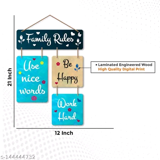 Classic wooden wall handing