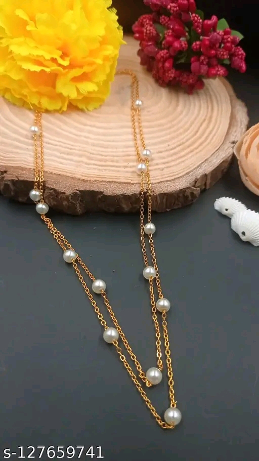 Elegant gold plated chain