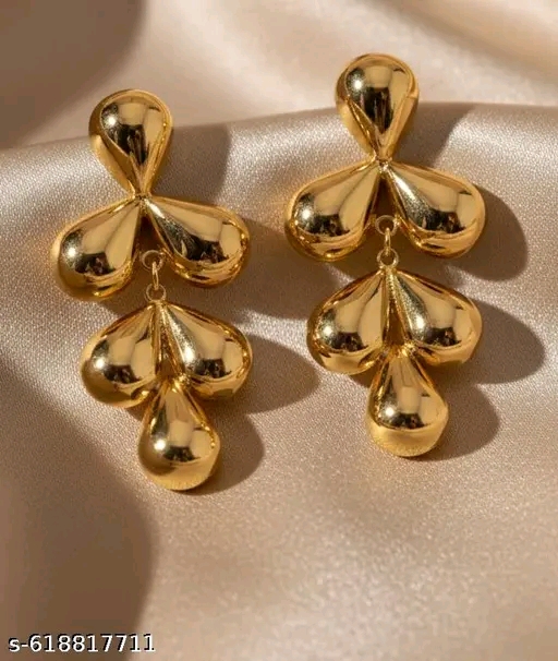 Gold plated earrings