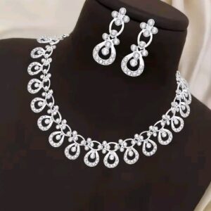 Silver plated necklace