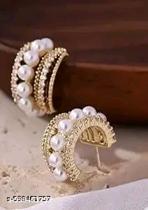 Gold plated earrings