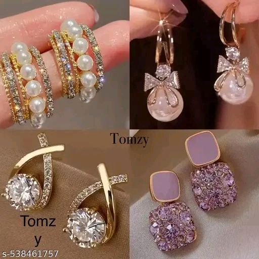 Gold plated earrings
