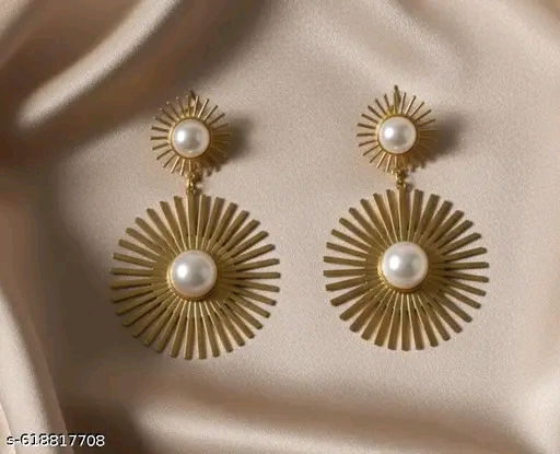 Gold plated earrings