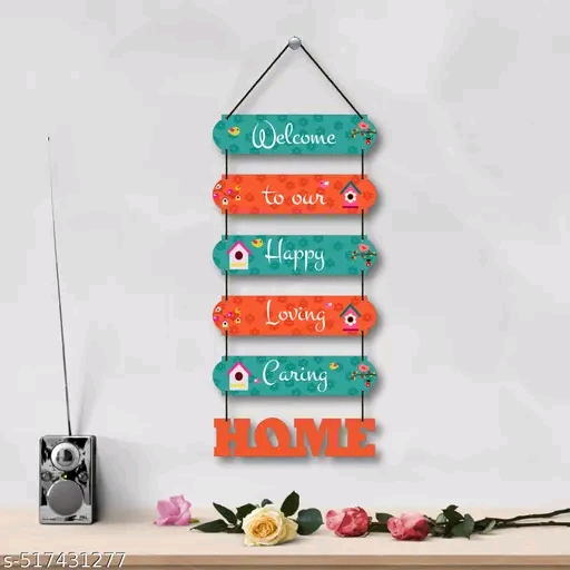 Wooden wall hanging