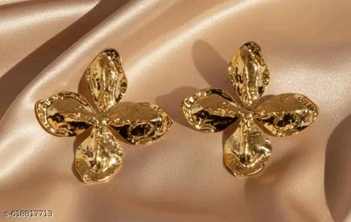 Gold plated earrings