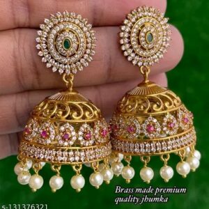 Gold plated jhumka