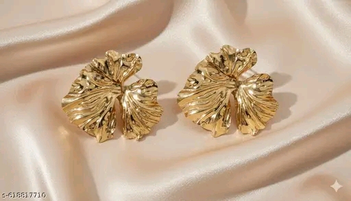 Gold plated earrings