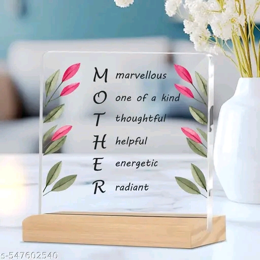 Stylish plastic showpiece