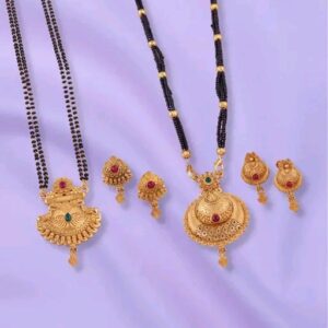 Gold plated mangalsutra