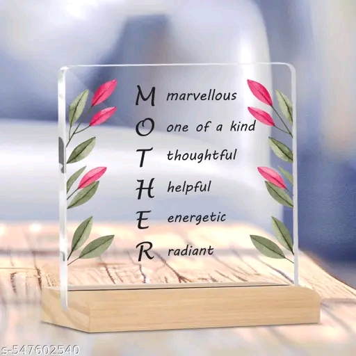 Stylish plastic showpiece