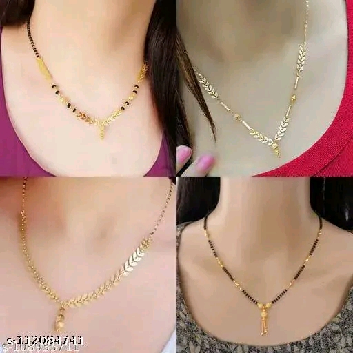 Gold plated mangalsutra