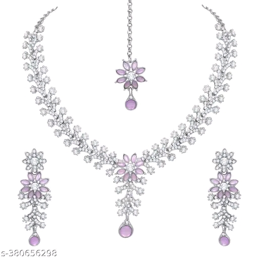 Silver plated necklace