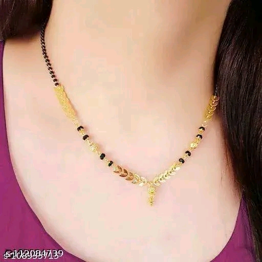 Gold plated mangalsutra