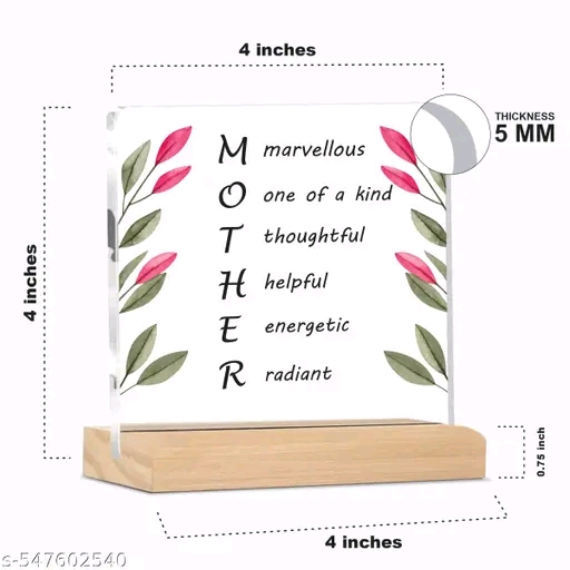 Stylish plastic showpiece