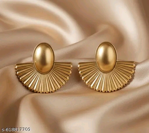 Gold plated earrings