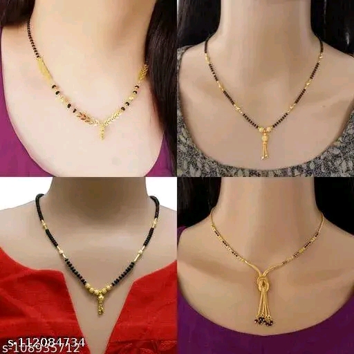 Gold plated mangalsutra
