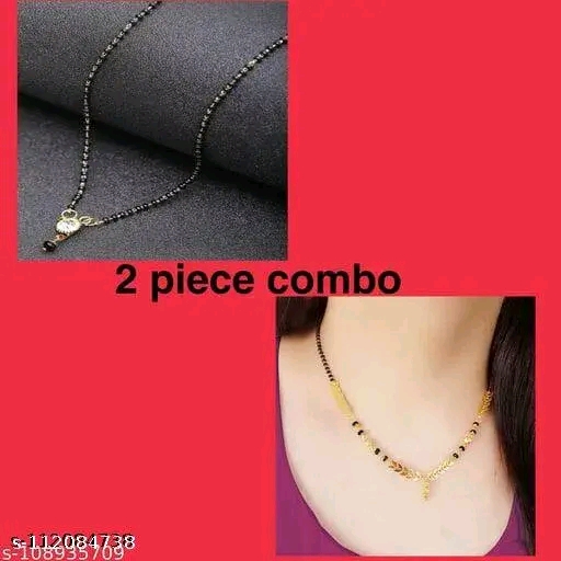 Gold plated mangalsutra