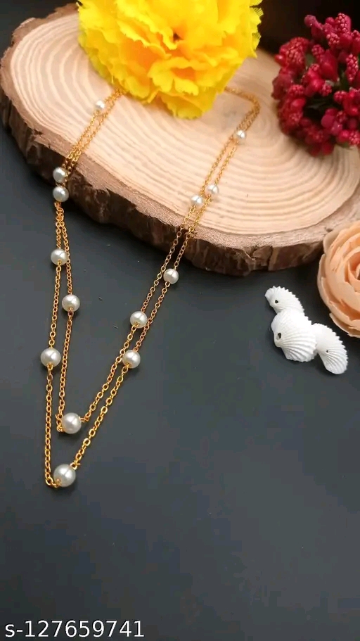 Elegant gold plated chain