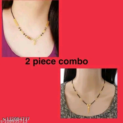 Gold plated mangalsutra