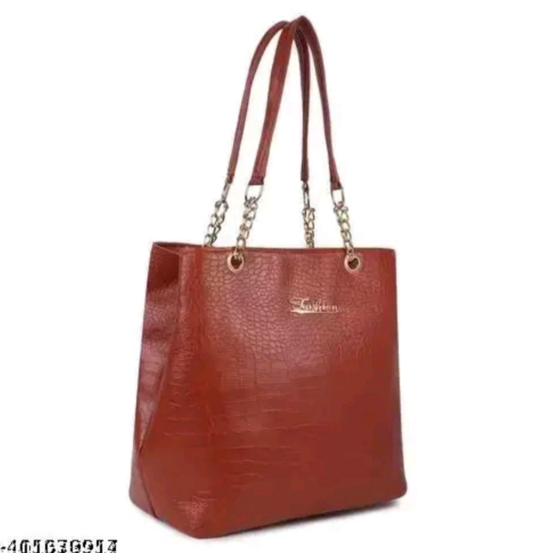 Faux leather bag