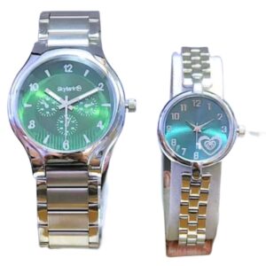 Analog couple watch