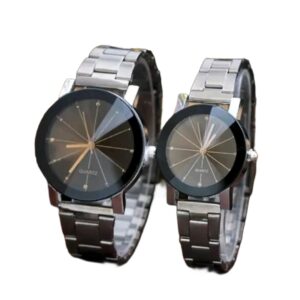 Analog couple watch