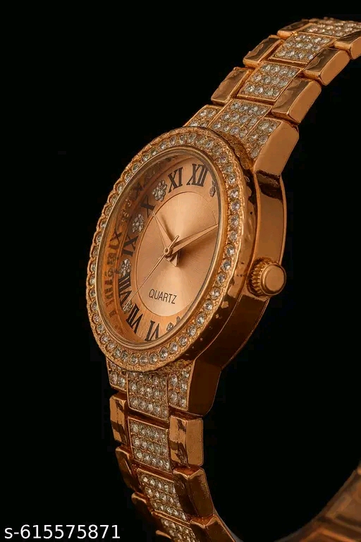 Rose gold Analog watch