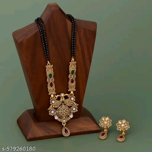 Gold plated mangalsutra