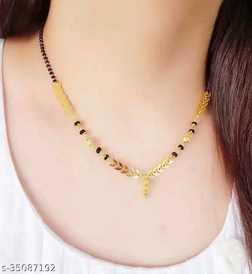 Gold plated fancy mangalsutra