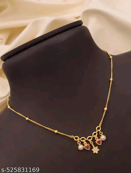 Gold plated mangalsutra
