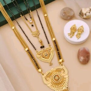 Gold plated mangalsutra