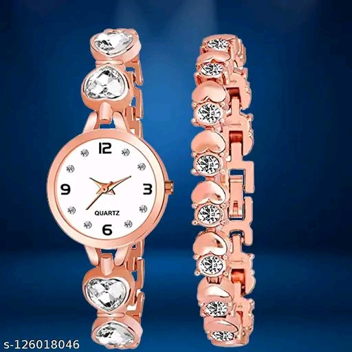 Analog bracelet watch