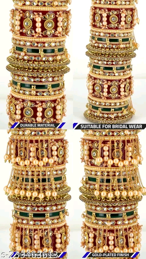 Gold plated Bangles