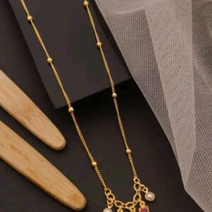 Gold plated mangalsutra