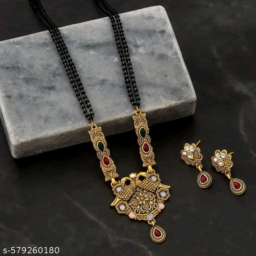 Gold plated mangalsutra